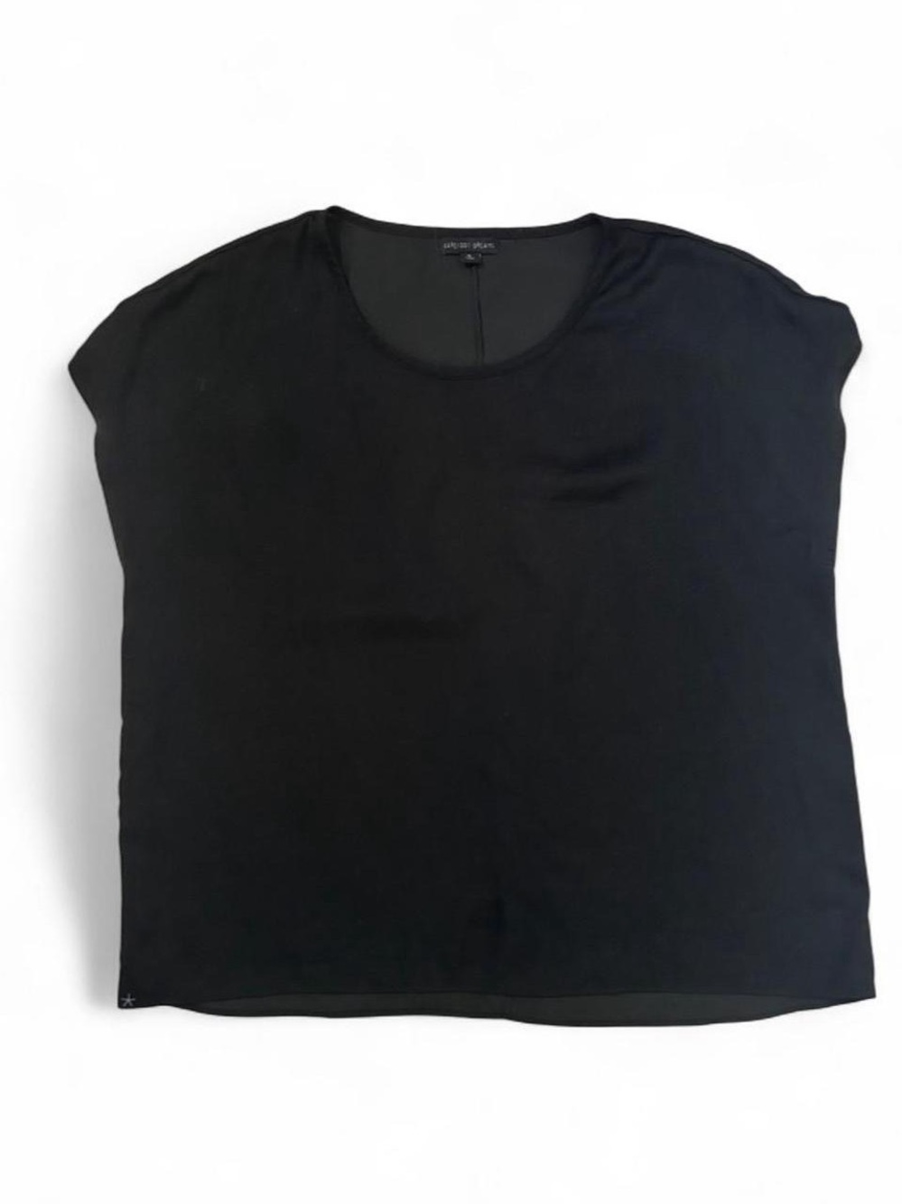 Barefoot Dreams Black Scoop Neck Tunic Top